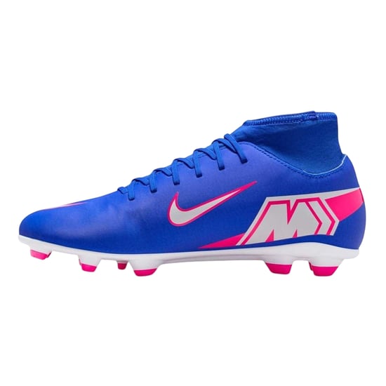 Nike Unisex Mercurial Superfly 10 voetbalschoenen voor volwassenen, voor harde ondergrond (Blauw/Wit/Roze) - Image 4
