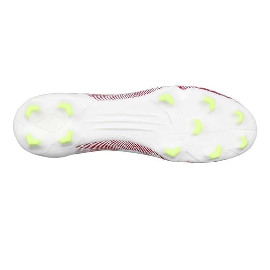 Sondico Voetbalschoenen voor heren met strepen, voor harde ondergrond (Rood, Wit) - Image 4