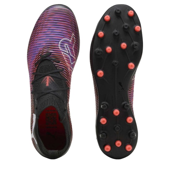 Puma Future 8 Pro voetbalschoenen zonder veters voor heren (Zwart, Wit, Rood) - Image 3