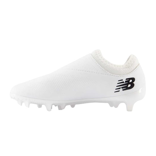 New Balance Furon V7+ Dispatch voetbalschoenen voor kinderen, voor harde ondergrond (Wit, Zwart) - Image 2