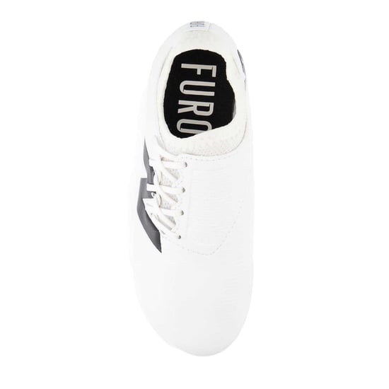 New Balance Furon V7+ Dispatch voetbalschoenen voor kinderen, voor harde ondergrond (Wit, Zwart) - Image 3