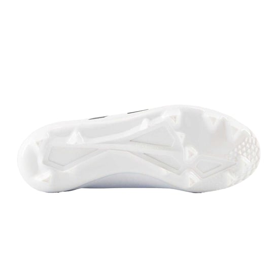New Balance Furon V7+ Dispatch voetbalschoenen voor kinderen, voor harde ondergrond (Wit, Zwart) - Image 4