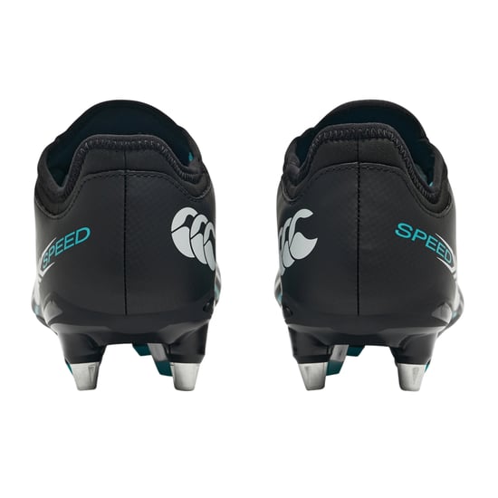 Canterbury Unisex Volwassen Speed Falcon 2.0 Team Soft Ground Rugby Schoenen (Zwart/Groen) - Image 2