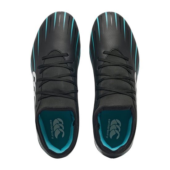 Canterbury Unisex Volwassen Speed Falcon 2.0 Team Soft Ground Rugby Schoenen (Zwart/Groen) - Image 4