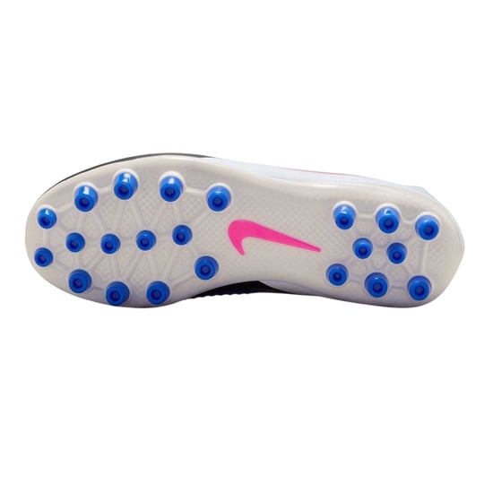 Nike Voetbalschoenen voor kinderen/jeugd – Academy-serie voor harde ondergrond (Blauw/Wit/Roze) - Image 4