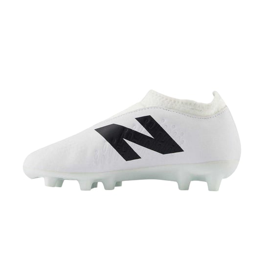 New Balance Tekela V4+ Magique voetbalschoenen voor kinderen, voor harde ondergrond (Wit, Zwart) - Image 2