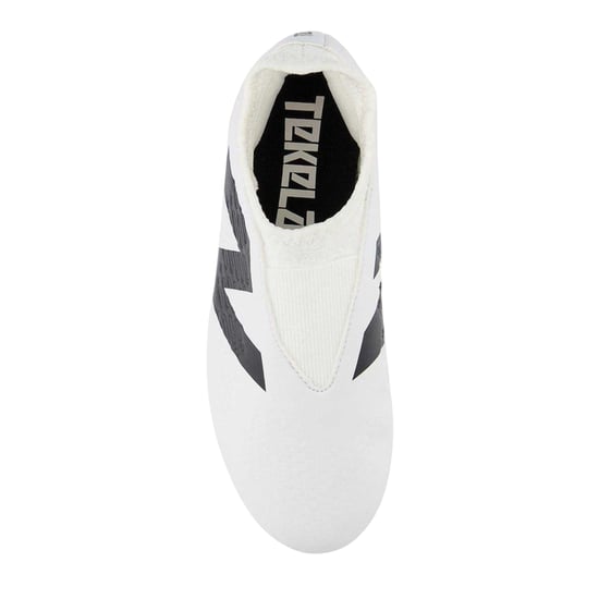 New Balance Tekela V4+ Magique voetbalschoenen voor kinderen, voor harde ondergrond (Wit, Zwart) - Image 3