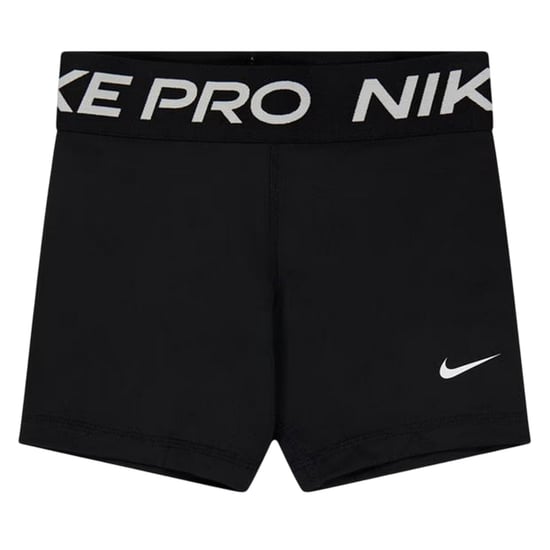 Nike Dri-FIT-compressieshorts voor meisjes (Zwart/Wit) - Image 1