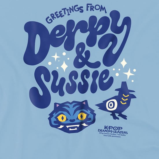 K-Pop Demon Hunters Kinder Derpy & Sussie Iconen T-Shirt (Lichtblauw) - Image 3