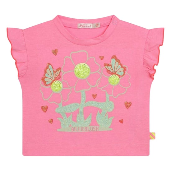Billieblush T-shirt met ronde hals en bloemenprint voor babymeisjes (Roze) - Image 2