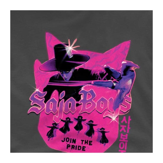 K-Pop Demon Hunters Kinderen Saja Jongens Jinu Silhouet T-Shirt (Kolen) - Image 3