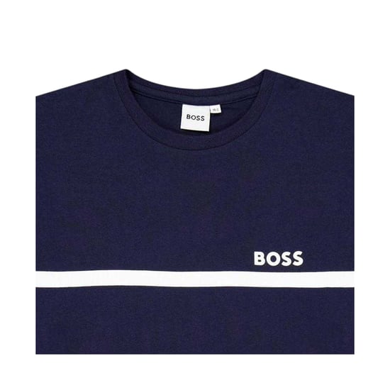 Boss Kinderen/Kinderen Normaal T-Shirt (Marine) - Image 3
