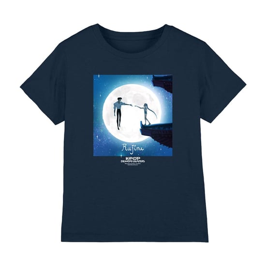 K-Pop Demon Hunters Kinderen Rujinu Rumi & Jinu Moon T-Shirt (Marineblauw) - Image 1