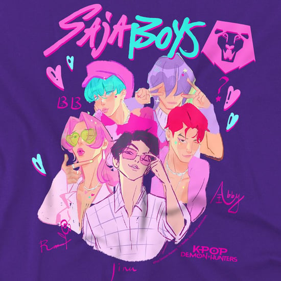 K-Pop Demon Hunters Saja Signature T-shirt voor jongens (kinderen) (Paars) - Image 3