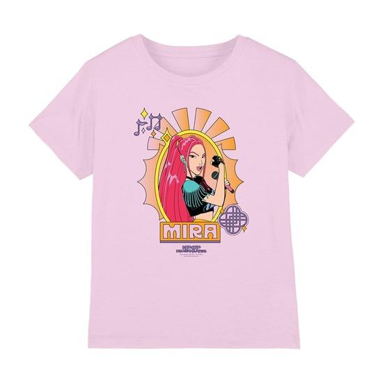 K-Pop Demon Hunters Kinderen Mira Festival Poster T-Shirt (Roze) - Image 1