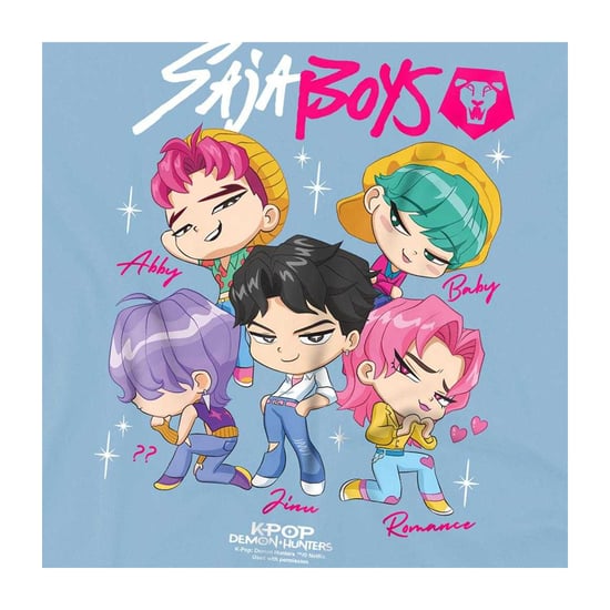 K-Pop Demon Hunters Kinderen Saja Jongens Chibi T-Shirt (Lichtblauw) - Image 3