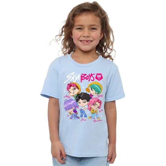 K-Pop Demon Hunters Kinderen Saja Jongens Chibi T-Shirt (Lichtblauw) - Image 4