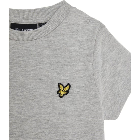 Lyle & Scott T-shirt met ronde hals en normale pasvorm voor babyjongens (Lichtgrijs) - Image 2