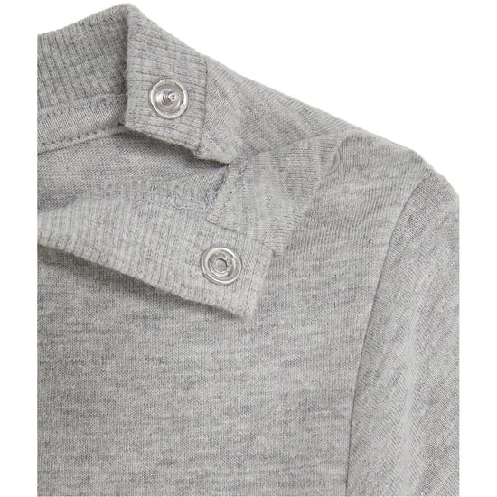 Lyle & Scott T-shirt met ronde hals en normale pasvorm voor babyjongens (Lichtgrijs) - Image 3
