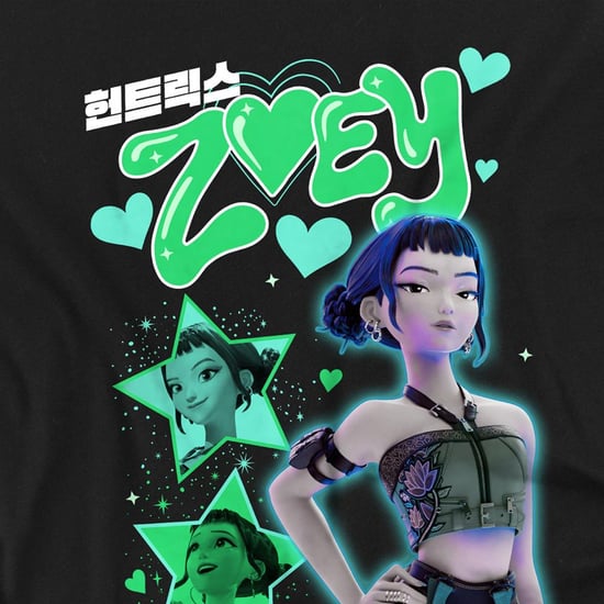 K-Pop Demon Hunters Kinderen Huntrix Zoey T-Shirt (Zwart) - Image 3