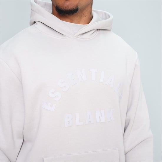 Blank Essentials Heren Boog Hoodie (Grijs) - Image 5