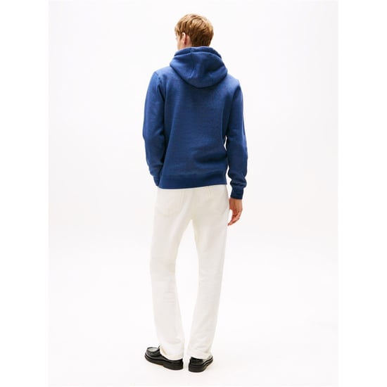Tommy Hilfiger Herenlogo Hoodie (Aegean Blauw) - Image 3
