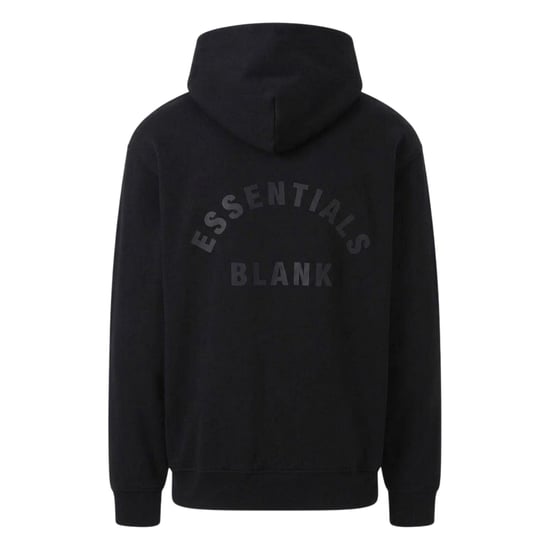 Blank Essentials Heren Boog Hoodie (Zwart) - Image 2