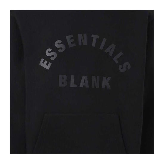 Blank Essentials Heren Boog Hoodie (Zwart) - Image 3