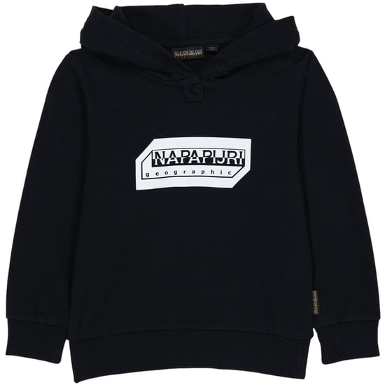 Napapijri Kitik-hoodie met trekkoord voor kinderen (Zwart) - Image 2