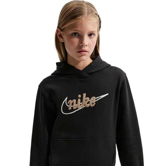 Nike Klassieke fleece-hoodie voor kinderen van NSW (Zwart) - Image 3