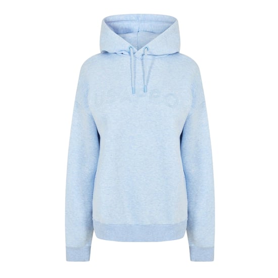 USA Pro Klassieke hoodie met trekkoord en logo voor dames, in gemêleerde stof (Blauw) - Image 2