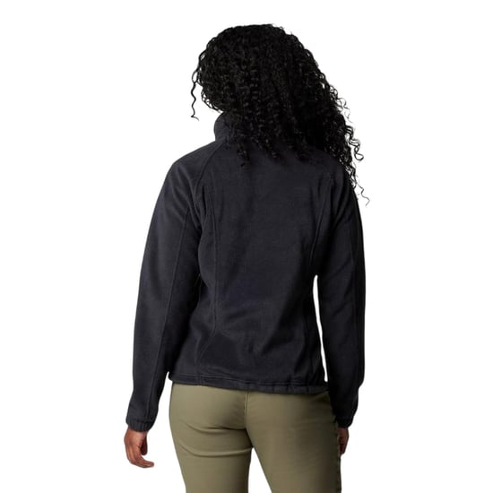 Columbia Benton fleecejas met doorlopende rits voor dames (Zwart) - Image 3