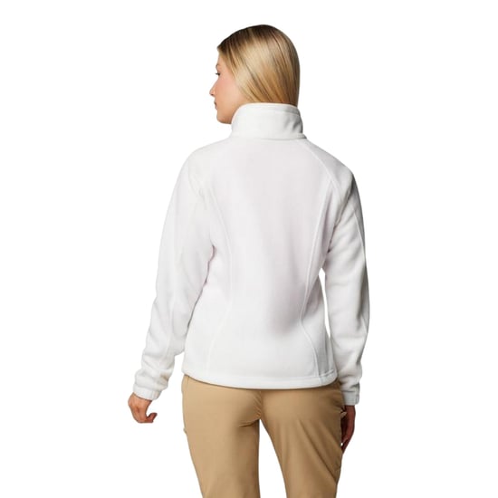 Columbia Benton fleecejas met doorlopende rits voor dames (Wit) - Image 3