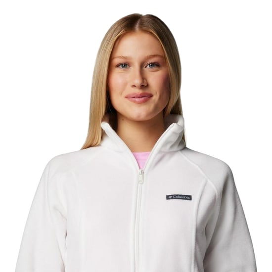 Columbia Benton fleecejas met doorlopende rits voor dames (Wit) - Image 4