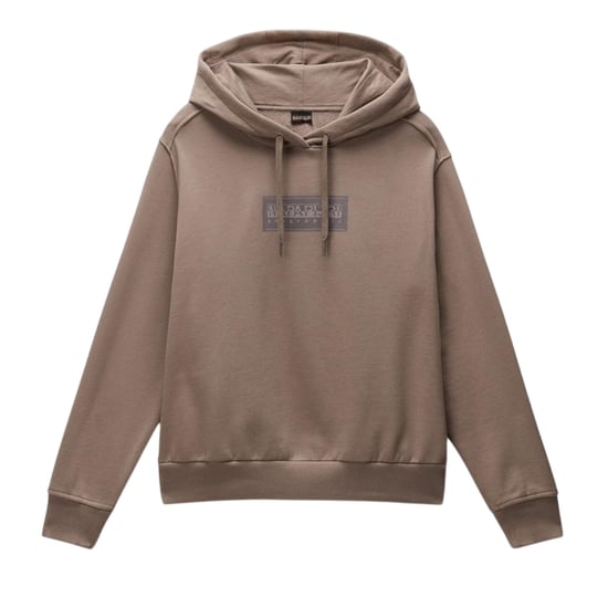 Napapijri Hoodie met Box-logo van katoenmix voor dames (Rock) - Image 1