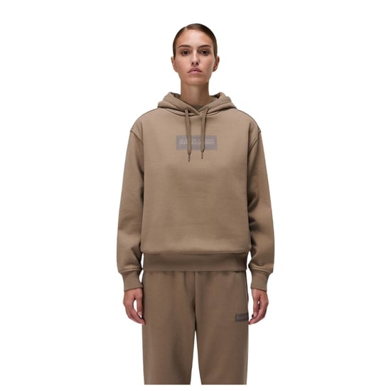 Napapijri Hoodie met Box-logo van katoenmix voor dames (Rock) - Image 3