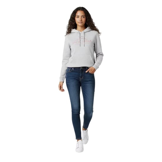 Jack Wills Hoodie met grafisch logo voor dames (Grijze Mergel) - Image 1