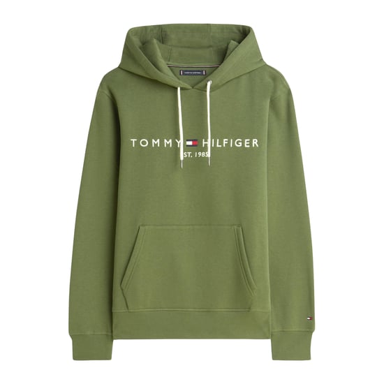 Tommy Hilfiger Herenlogo Hoodie (Dennengroen) - Image 2