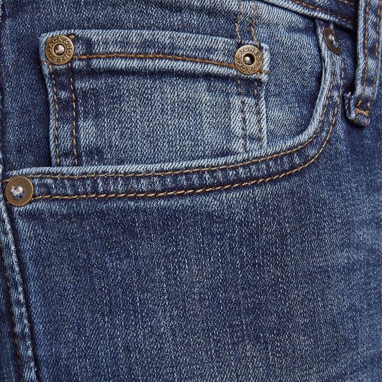 Jack & Jones Heren Agi 005 Original 5-Pocket Skinny Fit Stretchy Denim Jeans - Image 5