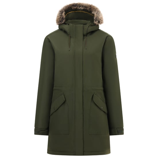 Regatta Sophia geïsoleerde waterdichte jas voor dames (Donkere Khaki) - Image 1