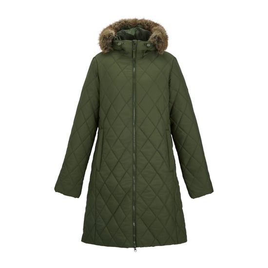 Regatta Fionne lang model jas voor dames (Donkere Khaki) - Image 1