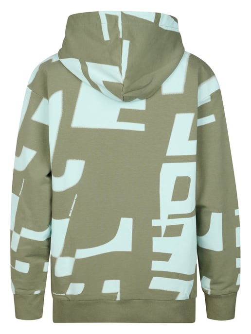 Petrol Industries - Jongens Hoodie met all-over print Laguna - Groen - Image 2