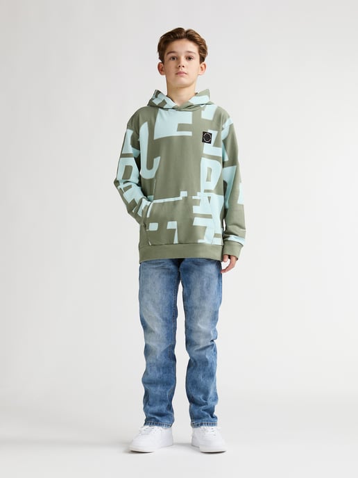 Petrol Industries - Jongens Hoodie met all-over print Laguna - Groen - Image 5