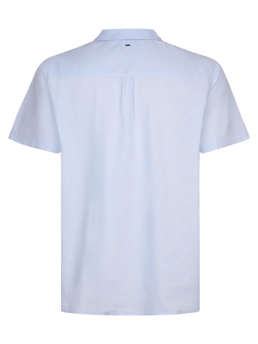Petrol Industries - Heren Plus Size Effen overhemd met korte mouwen Baja1000 - Blauw - Image 2