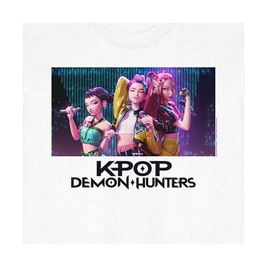 K-Pop Demon Hunters Unisex Volwassenen Huntrix Groep Zingen Sweatshirt (Wit) - Image 3