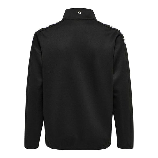 Hummel Heren Core XK polyester sweatshirt met halve ritssluiting (Zwart) - Image 2