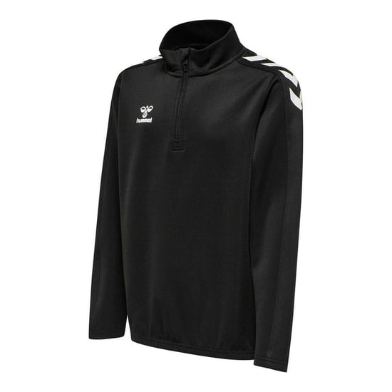 Hummel Heren Core XK polyester sweatshirt met halve ritssluiting (Zwart) - Image 3