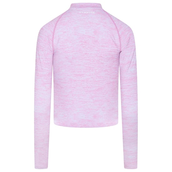 Gym King Damesjas met raglanmouwen, gemêleerd, met doorlopende ritssluiting (Roze Mergel) - Image 3