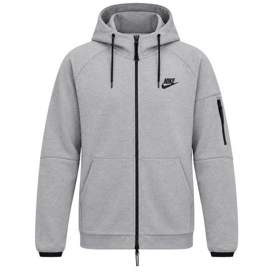 Nike Sportswear Tech Essentials Heren Hoodie Met Volledige Ritssluiting, Grijze Fleece - Image 1