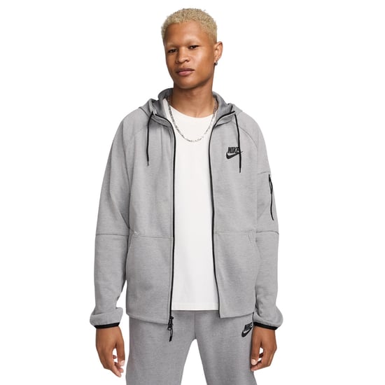 Nike Sportswear Tech Essentials Heren Hoodie Met Volledige Ritssluiting, Grijze Fleece - Image 3